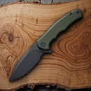 Civivi Mini Praxis Liner Folding Knife 3" D2 Tool Steel Blade Green G10 Handle