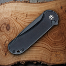 Civivi Elementum II Folding Knife 2.96" Nitro-V Steel Drop Blade Black G10 Handle
