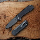 Civivi Elementum II Folding Knife 2.96" Nitro-V Steel Drop Blade Black G10 Handle