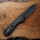 Civivi Elementum II Folding Knife 2.96" Nitro-V Steel Drop Blade Black G10 Handle
