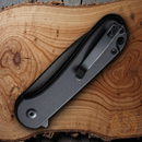 Civivi Elementum II Folding Knife 2.96" Nitro-V Steel Drop Blade Black G10 Handle