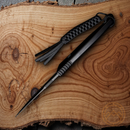 Civivi Tamashii Fixed Knife 4.13" D2 Tool Steel Blade Black Canvas Micarta Handle