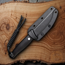 Civivi Tamashii Fixed Knife 4.13" D2 Tool Steel Blade Black Canvas Micarta Handle