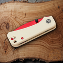 Civivi Baby Banter Linerlock Folding Knife 2.25" Nitro-V Steel Blade Ivory G10 Handle
