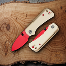 Civivi Baby Banter Linerlock Folding Knife 2.25" Nitro-V Steel Blade Ivory G10 Handle
