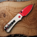 Civivi Baby Banter Linerlock Folding Knife 2.25" Nitro-V Steel Blade Ivory G10 Handle