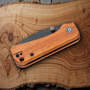 Civivi Baby Banter Folding Pocket Knife 2.34" Nitro-V Steel Blade Wood Handle