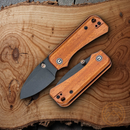 Civivi Baby Banter Folding Pocket Knife 2.34" Nitro-V Steel Blade Wood Handle