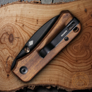 Civivi Baby Banter Folding Pocket Knife 2.34" Nitro-V Steel Blade Wood Handle