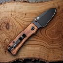 Civivi Baby Banter Folding Pocket Knife 2.34" Nitro-V Steel Blade Wood Handle