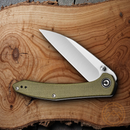 Civivi Hadros Folding Knife 3.25" 10Cr15CoMoV Steel Blade Olive Micarta Handle