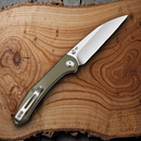 Civivi Hadros Folding Knife 3.25" 10Cr15CoMoV Steel Blade Olive Micarta Handle