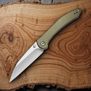 Civivi Hadros Folding Knife 3.25" 10Cr15CoMoV Steel Blade Olive Micarta Handle