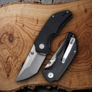 Civivi Thug 2 Linerlock Folding Knife 2.75" Nitro-V Steel Blade Black G10 Handle