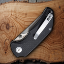 Civivi Thug 2 Linerlock Folding Knife 2.75" Nitro-V Steel Blade Black G10 Handle
