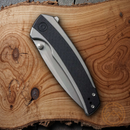 Civivi Teraxe Folding Knife 3.5" Nitro V Steel Blade Stainless/G10 Inlay Handle