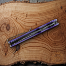 Civivi Cogent Folding Knife 3.5" 14C28N Sandvik Steel Blade Purple G10 Handle