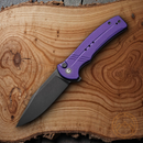 Civivi Cogent Folding Knife 3.5" 14C28N Sandvik Steel Blade Purple G10 Handle