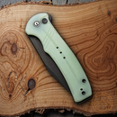 Civivi Cogent Folding Knife 3.5" Sandvik 14C28N Steel Blade Jade G10 Handle 38D3