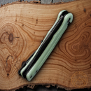 Civivi Cogent Folding Knife 3.5" Sandvik 14C28N Steel Blade Jade G10 Handle 38D3