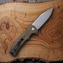 Civivi Cogent Folding Knife 3.5" 14C28N Sandvik Steel Blade Green Micarta Handle