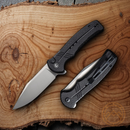 Civivi Cogent Folding Knife 3.5" 14C28N Sandvik Steel Blade Black Micarta Handle
