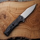 Civivi Cogent Folding Knife 3.5" 14C28N Sandvik Steel Blade Black Micarta Handle