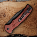 Civivi Cogent Folding Knife 3.5" 14C28N Sandvik Steel Blade Burgundy G10 Handle