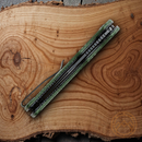 Civivi Cogent Folding Knife 3.5" 14C28N Sandvik Steel Blade Green Micarta Handle