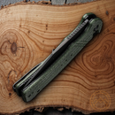 Civivi Cogent Folding Knife 3.5" 14C28N Sandvik Steel Blade Green Micarta Handle