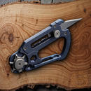 Civivi Polymorph Carabiner Keychain Titanium Multi Tool Blue Utility Blades