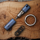 Civivi Key Bit Blue Finish Titanium Container With Torx Screwdriver Tool/Keyring