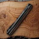 Civivi Savant Folding Knife 3.5" Sandvik 14C28N Steel Blade Stainless-Wood Inlay