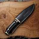 Civivi Teton Tickler Fixed Knife 5.5" Satin D2 Tool Steel Blade Black G10 Handle