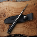 Civivi Teton Tickler Fixed Knife 5.5" Satin D2 Tool Steel Blade Black G10 Handle