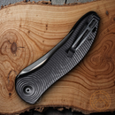 Civivi Synergy 3 Flipper Folding Knife 3.24 Nitro-V Steel Blade Black G10 Handle
