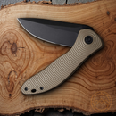 Civivi Synergy 3 Folding Knife 3.25" Nitro-V Steel Blade Tan G10 Handle