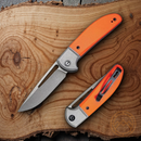 Civivi Trailblazer Folding Knife 3" 14C28N Sandvik Steel Blade Orange G10 Handle