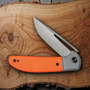 Civivi Trailblazer Folding Knife 3" 14C28N Sandvik Steel Blade Orange G10 Handle