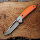 Civivi Trailblazer Folding Knife 3" 14C28N Sandvik Steel Blade Orange G10 Handle
