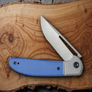 Civivi Trailblazer Folding Knife 3" 14C28N Sandvik Steel Blade Blue G10 Handle