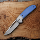Civivi Trailblazer Folding Knife 3" 14C28N Sandvik Steel Blade Blue G10 Handle