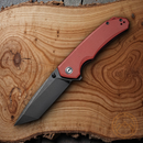 Civivi Brazen Linerlock Folding Knife 3.5" D2 Tool Steel Blade Burgundy G10 Handle