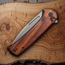 Civivi Conspirator Folding Knife 3.5" Nitro V Steel Blade Cuibourtia Wood Handle