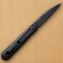 Civivi Clavi Linerlock Folding Knife 3" Nitro-V Steel Wharncliffe Blade Black G10 Handle C210191