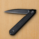 Civivi Clavi Linerlock Folding Knife 3" Nitro-V Steel Wharncliffe Blade Black G10 Handle C210191