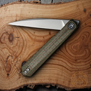 Civivi Clavi Folding Pocket Knife 3.0" Nitro-V Steel Blade Green Micarta Handle