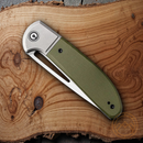 Civivi Trailblazer XL Folding Knife 3.5" D2 Tool Steel Blade Green G10 Handle