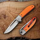 Civivi Trailblazer XL Folding Knife 3.5" D2 Tool Steel Blade Orange G10 Handle