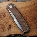 Civivi Cetos Folding Knife 3.48" 14C28N Steel Blade Micarta/Stainless Handle